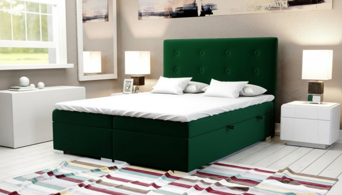 Boxspring-sänky Hotellikaksiosainen sänky Tekstiili Luxus-sängyt Pehmustettu sänky Sänkylaatikko Toiminto