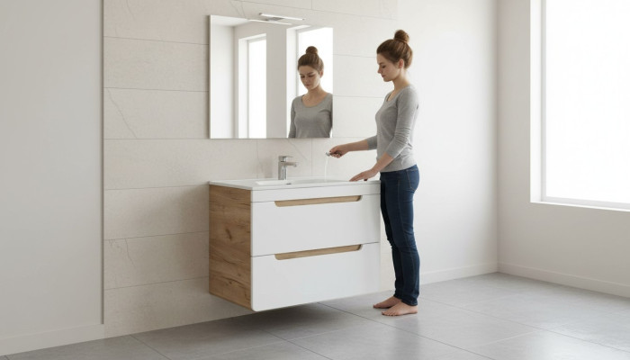 Suunnittelu Pesuallas 80 cm Kylpyhuone Pesuallas Kylpyallas Allas