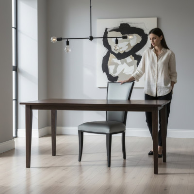 Massiivipuinen tuoli ruokailuhuoneen tuoli designer-tuolit olohuone Lehn Lounge puu uusi
