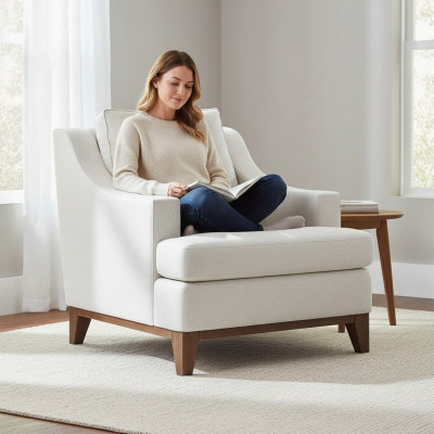 Sessel Lounge Sessel Pehmustettu sessel Tuoli Olohuone Makuuhuone 8x kpl