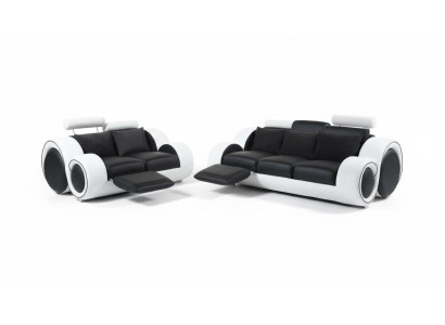 Johtajansohva Couch Sofagarnitur Uusi 3+2-paikkainen garnituuri Moderni muotoilu Sofa