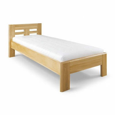 Aito puinen sänky Puusänky Parisänky 100x200 cm Uusi Aito puinen sänky Pehmustettu sänky