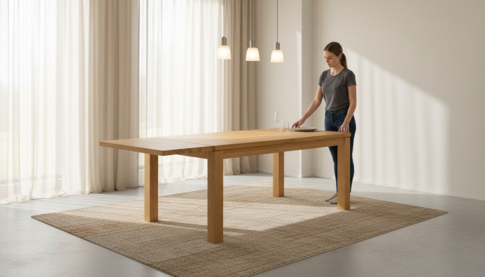 Pöytä Runko Pöytä Aito Puu Pöydät Tammi Ruokailupöytä Runko 180x90cm Valmistettu EU:ssa