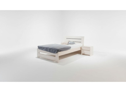 Bett makuuhuonekokonaisuus Sänky 2 yöpöydällä 100x200 cm Loft Massiivi