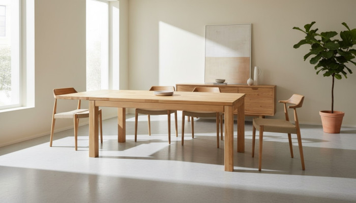Ruokapöytä Massiivipöytä Aito Puu Pöytä Tammi Ruokailuhuone Massiivinen 160x90cm Uusi