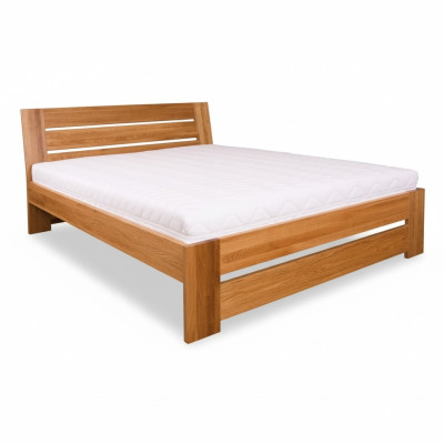 Bett Doppelbett Eiche Ehebett Holzbett 200x200 Bettgestell Massive Möbel Betten   Sänky Parisänky Tammi Aviosänky Puusänky 200x200 Sänkyrunko Kiinteä Huonekalut Sängyt