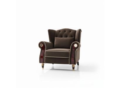 Ylellinen Design Chesterfield -pysty tuoli TV-istuntoon klubi lounge tekstiili luksus