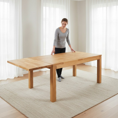 Ruokapöytä Puu Pöydät Olohuone Ruokailuhuone Pöytä 180x90cm Ruokapöydät Kiinteä Kiinteä puu