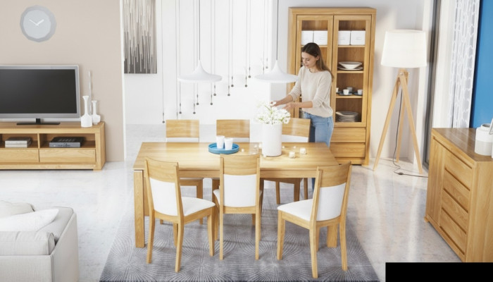 Ruokapöytä Puu Pöydät Olohuone Ruokailuhuone Pöytä 180x90 cm Kiinteä Puu Ruokapöydät