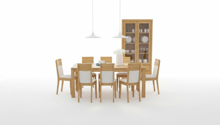 Ruokapöytä Puu Pöydät Olohuone Ruokailuhuone Pöytä 180x90 cm Kiinteä Puu Ruokapöydät