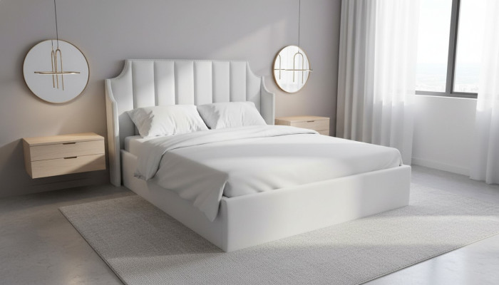 Johtava Design Sänky Sängyt Avioliitto Moderni Runko Nukkumaan Makuuhuone Luksus Hotelli Kaksois