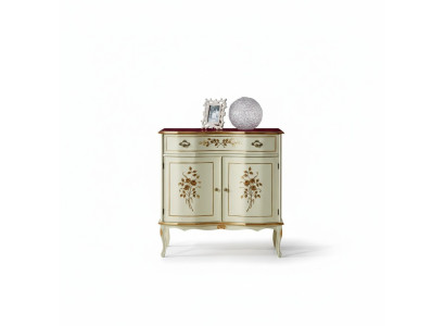 Olohuoneen huonekalut Klassinen barokki Luxury Sideboard Lipasto Aito puu