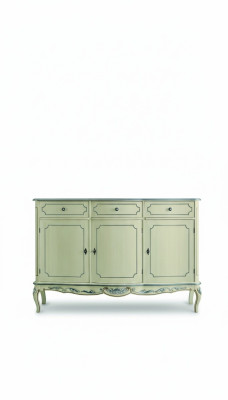 Design-huonekalut Tyylikäs Klassinen Lipasto Valkoinen Sideboard Puu Italialainen