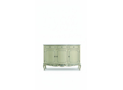 Design-huonekalut Tyylikäs Klassinen Lipasto Valkoinen Sideboard Puu Italialainen