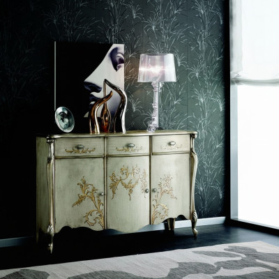 Design Huoneet Barokkikommodori Luhde Sideboard Puu Italia