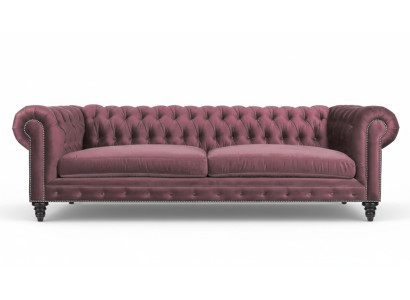 Chesterfield Kreatiiviset Huonekalut Tekstiili Kangas Vaaleanpunainen Soppa Olohuone Moderni Kolmen hengen sohva