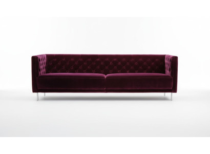 Violetti Chesterfield olohuone Moderni muotoilu sohva italialaistyylinen kalustus