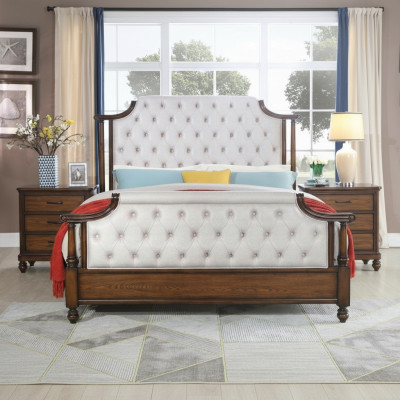Betti 2x yöpöytä 3-osainen makuuhuonekokonaisuus sängyt uudet luksus Chesterfield 180x200
