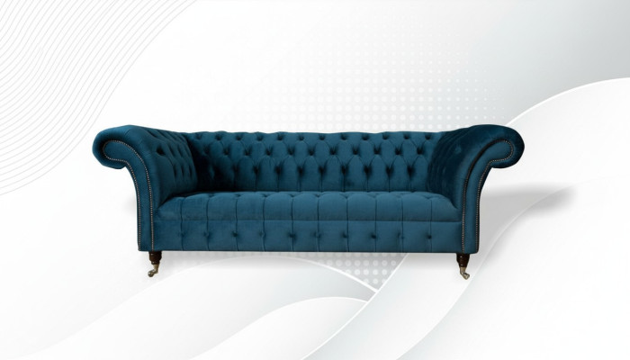 XXL iso 3-paikkainen sohvapaletti Chesterfield-verhoilu istuinryhmä kangas tekstiili
