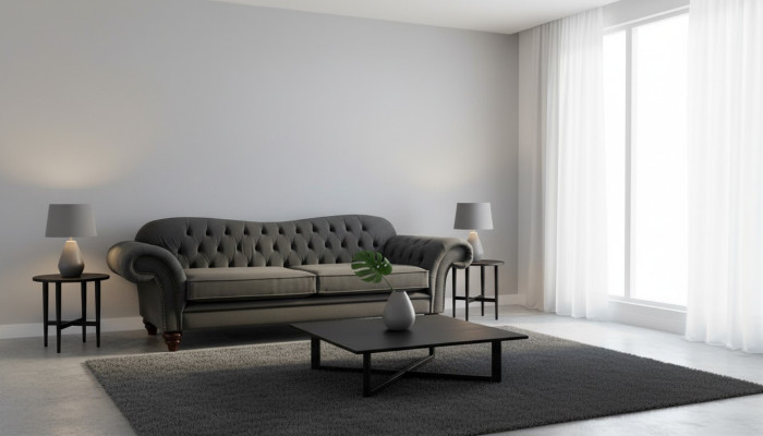 XXL Chesterfield-sohva 4-istuttava sohvapöytä Garnituuri Nahka Tekstiili