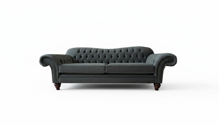 XXL Chesterfield-sohva 4-istuttava sohvapöytä Garnituuri Nahka Tekstiili