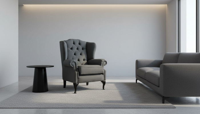 Klassinen Chesterfield nojatuoli sohva istuinkaluste istuma lounge rentoutus klubi uusi