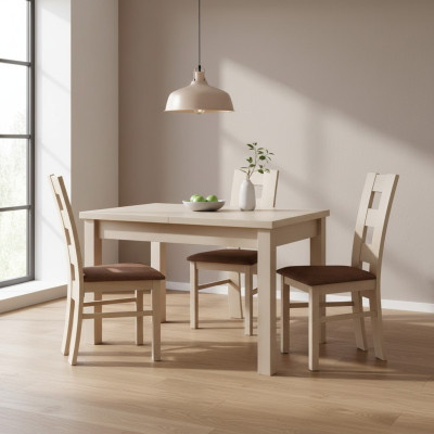 Ruokailuryhmä Designer Ruokailuryhmä Sarja Tuoli Pöytä 4 Tuolia Ryhmä 5-osainen.