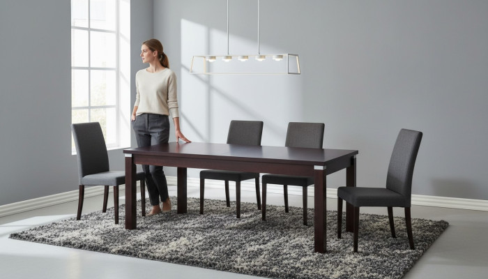 Ess Pöydän Suunnittelu Luksus Huonekalut Puupöydät Keittiö Olohuone 100x250/350 Puupöytä