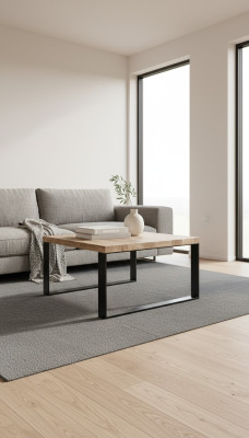 Sohvapöytä Soppa Pöytä Soffa Pöydät Tilauspöytä Olohuonekalut Puu 70x45 Loft