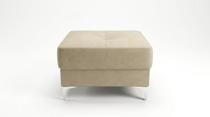 Hocker Tekstiili Uusi Moderni Valkoinen Väri Pieni Design Kangas Jalkapalli Pouffe Sametti