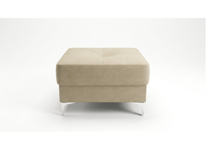 Hocker Tekstiili Uusi Moderni Valkoinen Väri Pieni Design Kangas Jalkapalli Pouffe Sametti