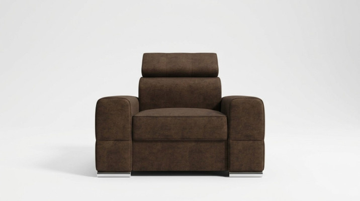 Design Luxus -tuoli Nojatuoli Soppa 1-istuttava TV-nojatuoli Chaise-soppa Nahka Tekstiili