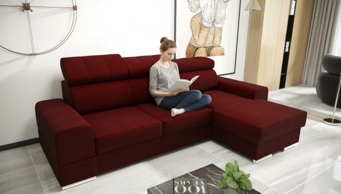 Asumisalueen sänkytoiminto kangas kulmasohva L-muotoinen sohvatyyny sohva design tekstiilisohvat