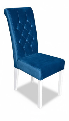 Nykyaikaiset Chesterfield-ruokailuhuoneen tuolit 4x tuolia ruokailuryhmälle, kangas, uusi