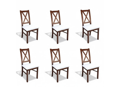Garnituuri nojatuoli 6x nojatuolia tuolia tuoli pehmuste design lepotuoli klubi istuin nojatuoli