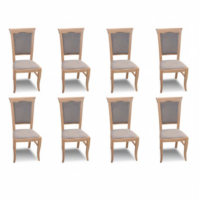 Garnitur Lehn Designer Ryhmä Uusi Ess 8x Tuoli Huone Tuolit Pehmustettu Tuoli Nojatuoli