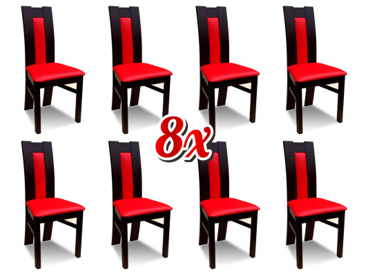 Tuoli 8x Ruokailuhuone Nukkapäällysteinen tuoli Lounge Tekstiilityyli Istuin Sarja Uusi Keittiö Tuolit Istuma