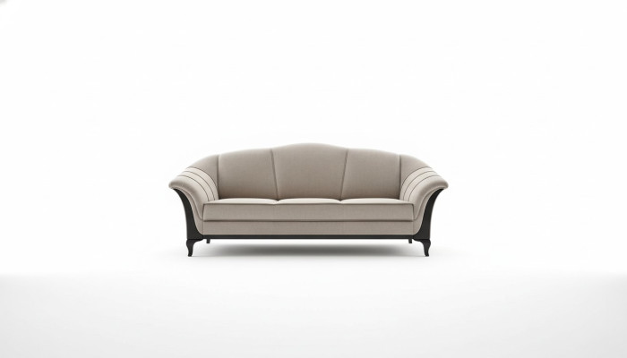 Sohvat 3 istuttavaa 230 x 92 cm Designer-moderni tyylinen huonekalu pehmeä sohva