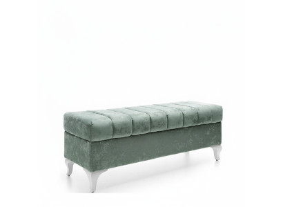 Suunnittelija Hocker Chaiselounge Olohuone Moderni Istuinpenkki Jalkapalli 140 x 43 cm Uusi