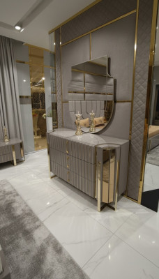 Komeero peilin kanssa Moderni komeero peilin kanssa Luksus Moderni makuuhuoneen design