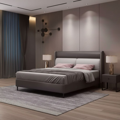 Design Bett Betten 180 x 200 cm Dubai kaksoishotelli puu makuuhuone