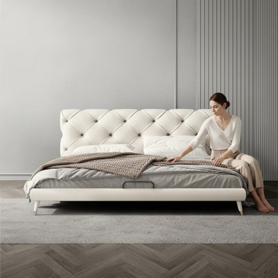 180x200 cm sängyt makuuhuone tekstiili kangas sänky Chesterfield-malli luksus