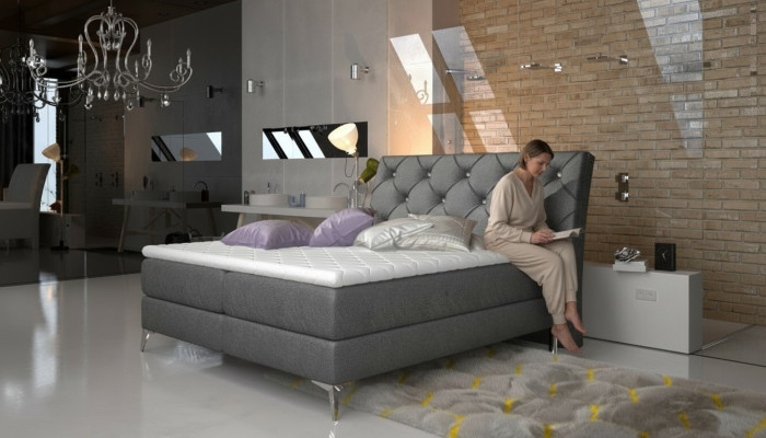 Suunnittelija Bett makuuhuone sängyt tekstiilit hotelli pehmusteet Chesterfield Boxspring