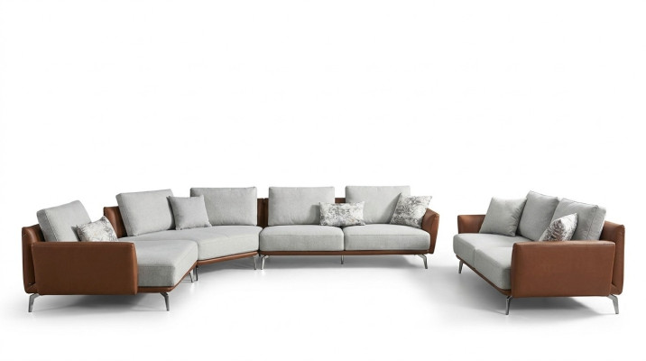 Kulmasohva Asuinalue Sofa Istuinkalusto L-muotoinen Pehmuste Istuimet Design Garnituuri Nahka