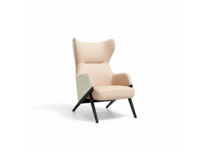 Sessel Design Couch Sofa Sitzer Luxus Beige Neu Relax Leder Lounge Club Polster