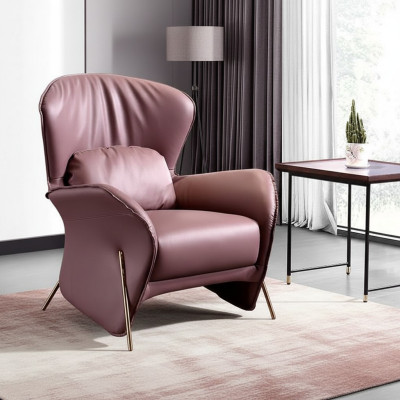 Sessel Design Couch Sofa Relax Leder Lounge Club Polster Sitzer Luxus Leder S
