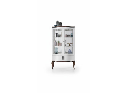 Klassische Vitrine Schrank Wohnzimmer Vitrinenschrank Vitrinen Regal Schränke