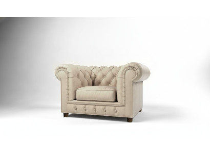 Tyylikäs Design Chesterfield -tuoli TV-sohva istuinpaikka lepotuoli klubituoli kangas