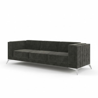Designsofa 3-paikkainen Chesterfield-tyyppinen istuinsova Designsofa Kolmen hengen uusi sohva