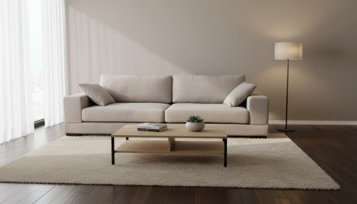 Sohva 4-istuttava kangassohva Luxury Designer-sohva iso istuinkalusto nojatuoli 274 cm